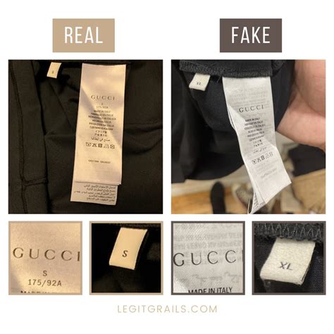 how to tell gucci shirt from fake